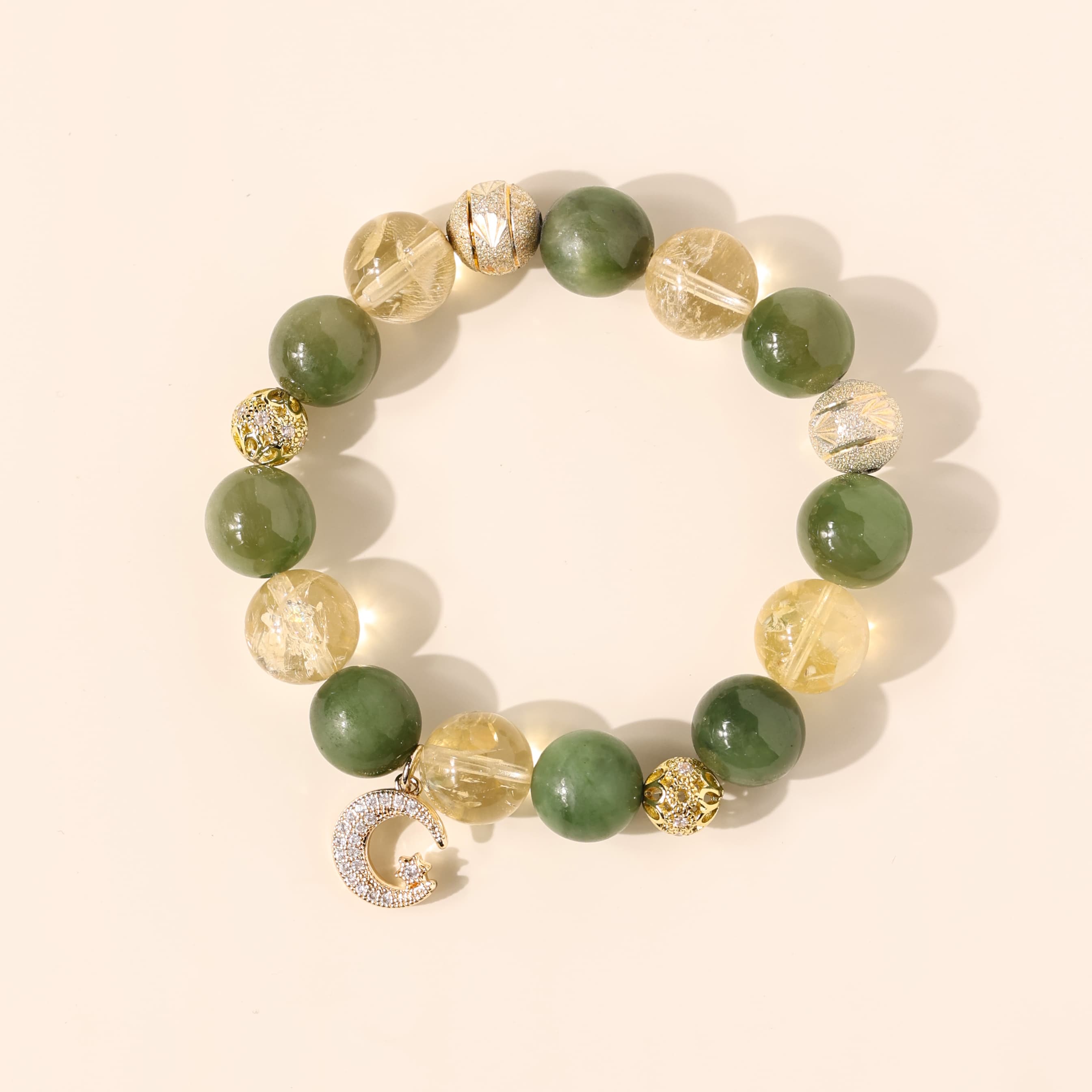Moonlit Green Bracelet