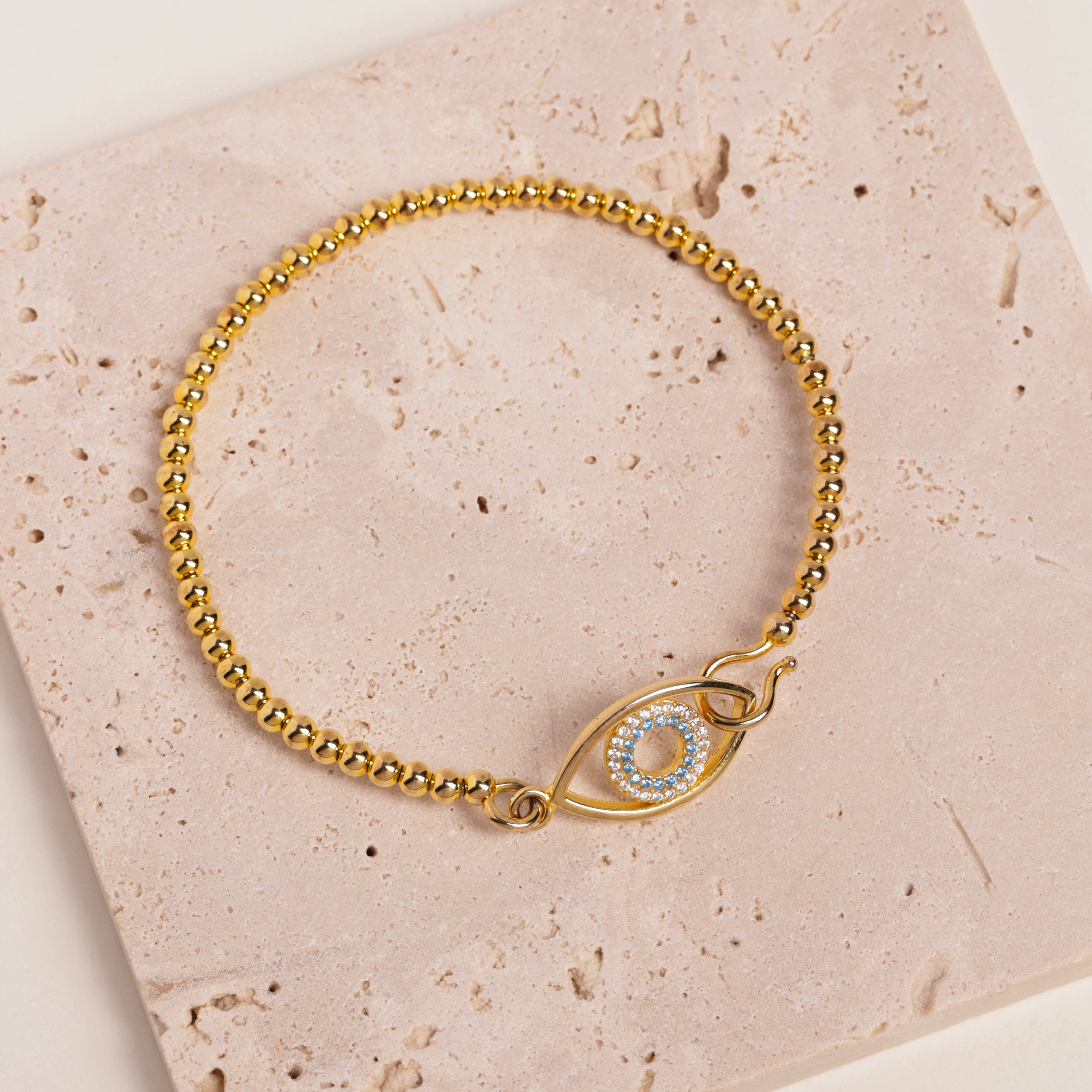 Golden Spirit Evil Eye Bracelet