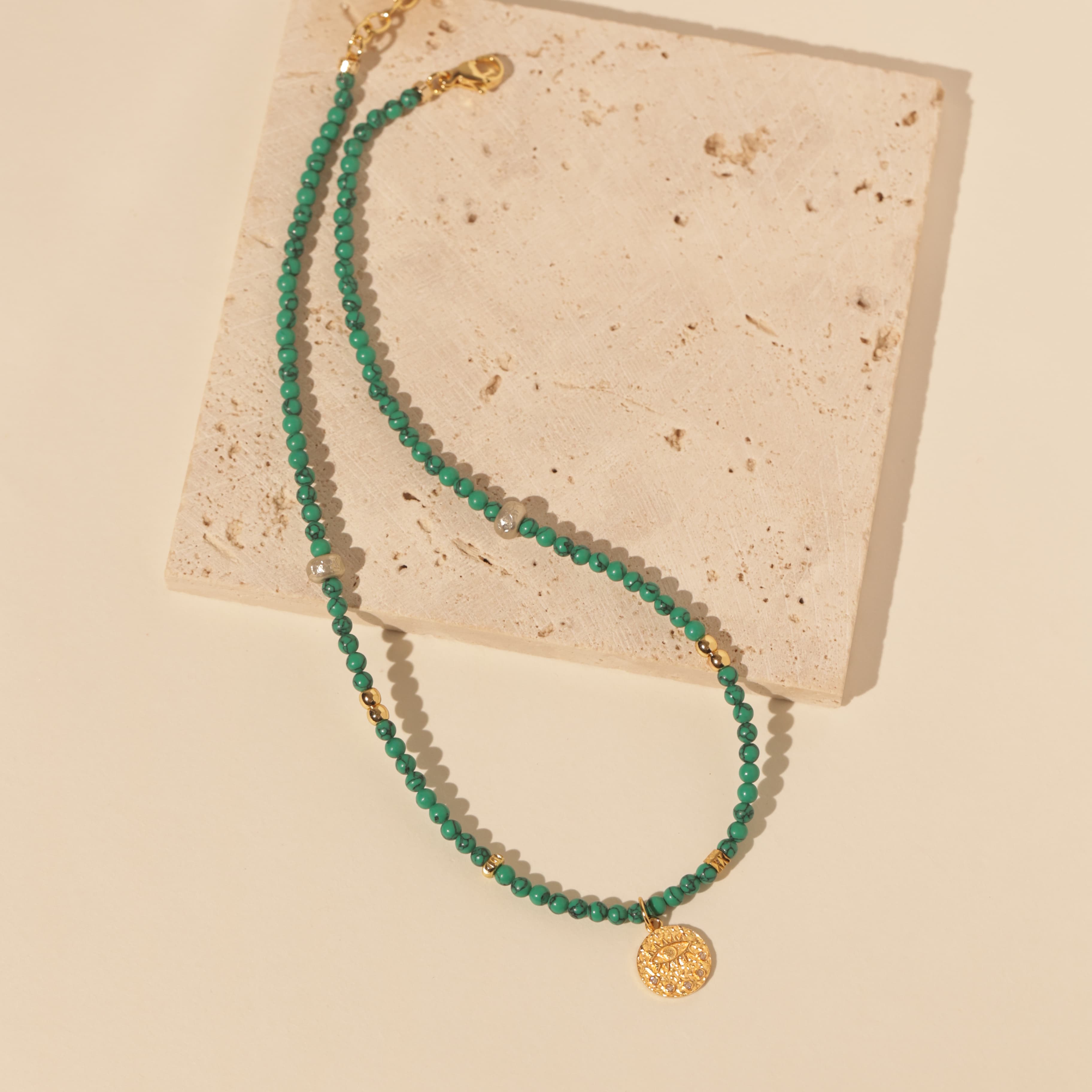 Celestial Turquoise Eye Necklace