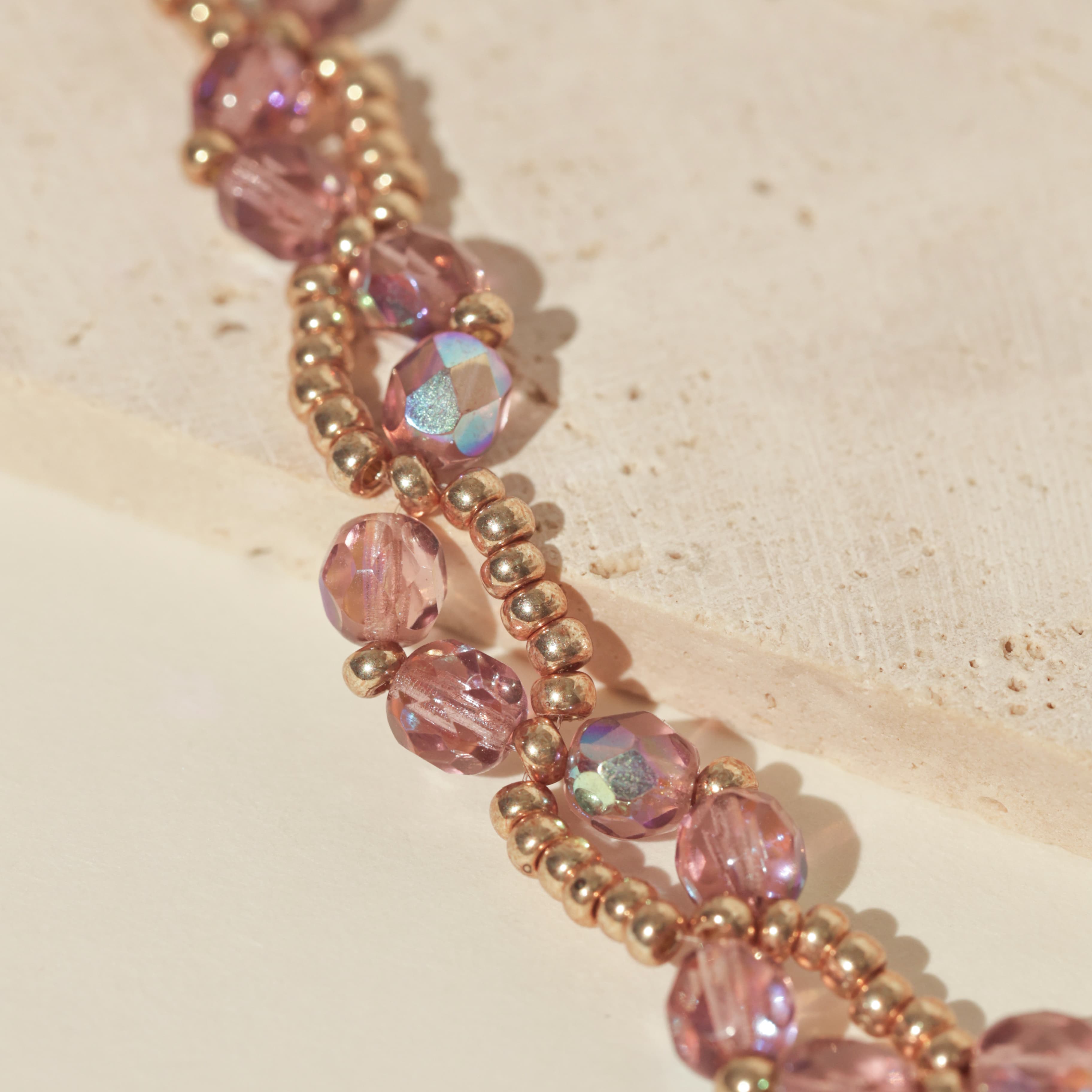 Lavender Ripple Necklace