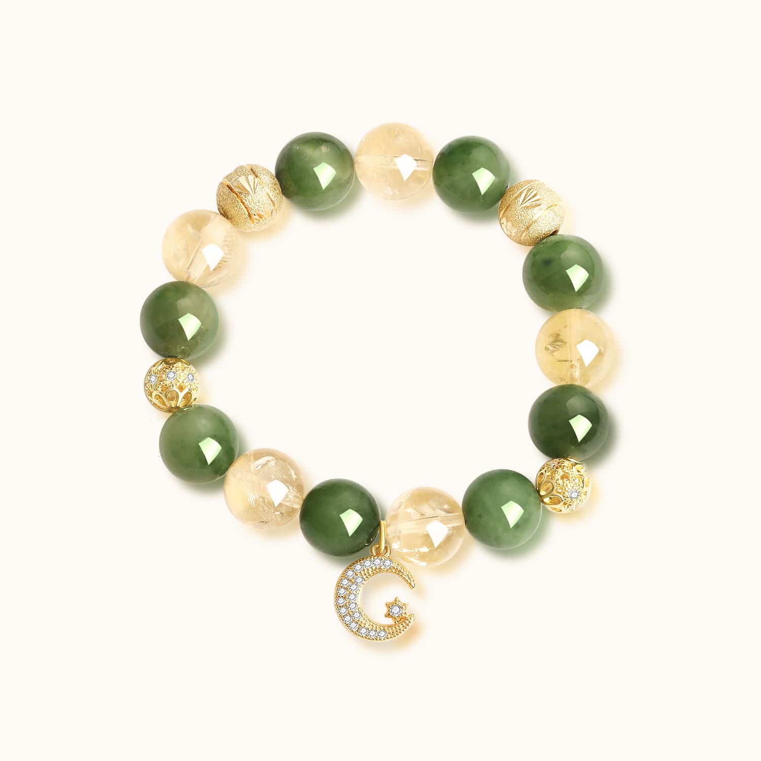 Moonlit Green Bracelet