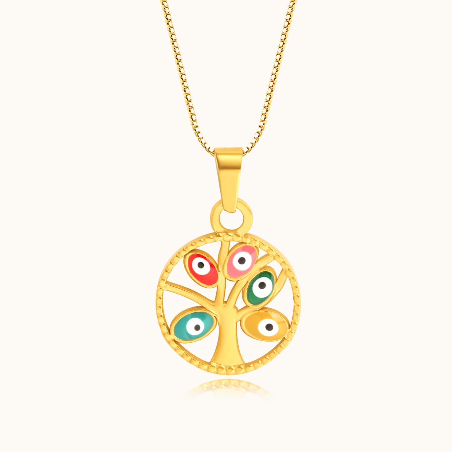 Nazar Tree of Life Necklace
