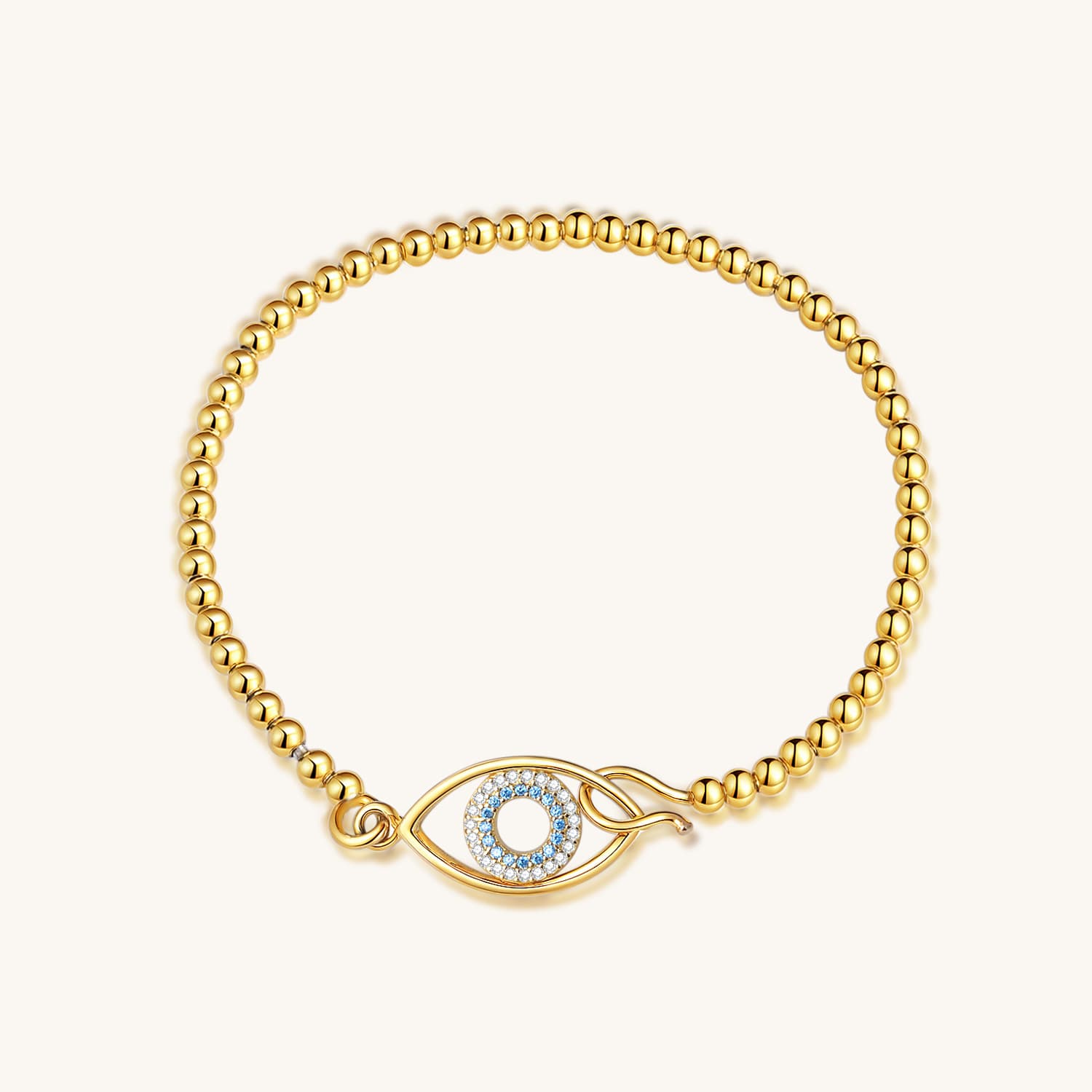 Golden Spirit Evil Eye Bracelet