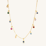 Rainbow Charms Necklace