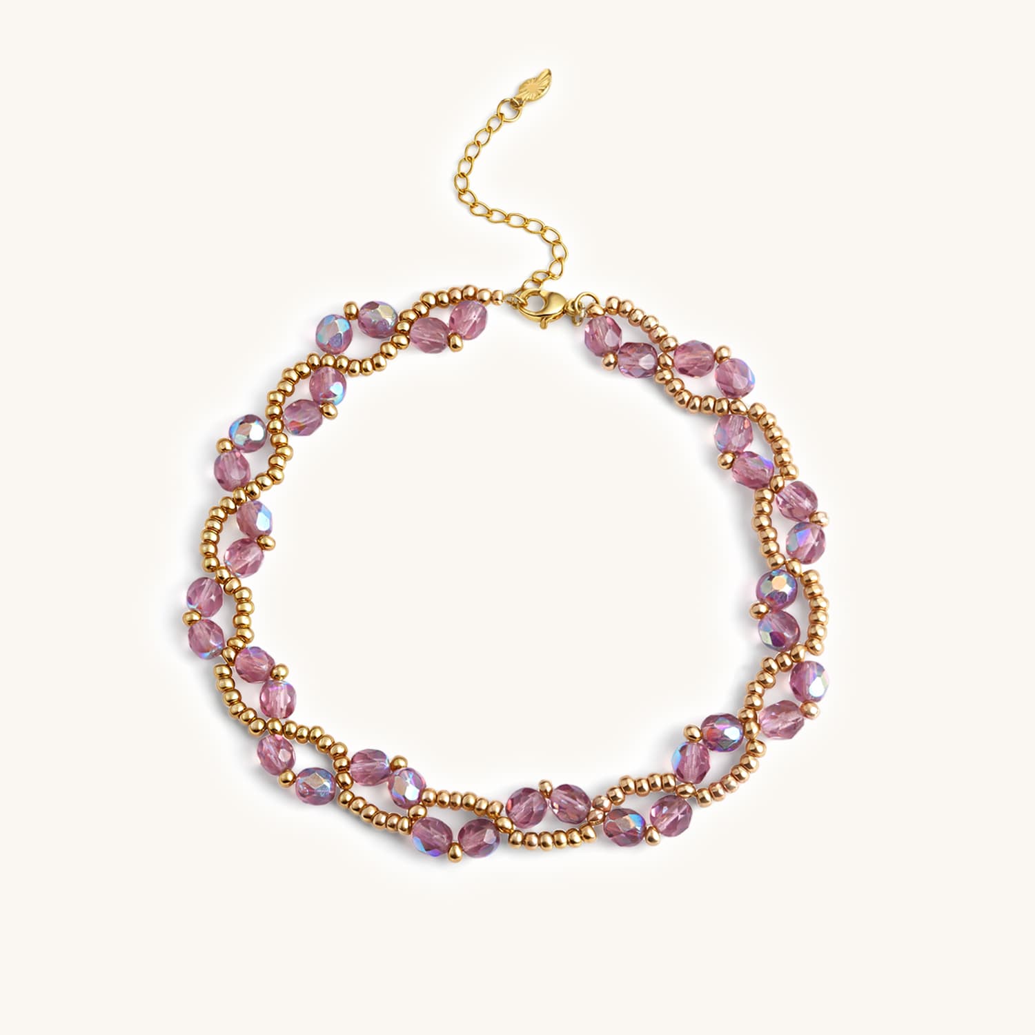 Lavender Ripple Necklace